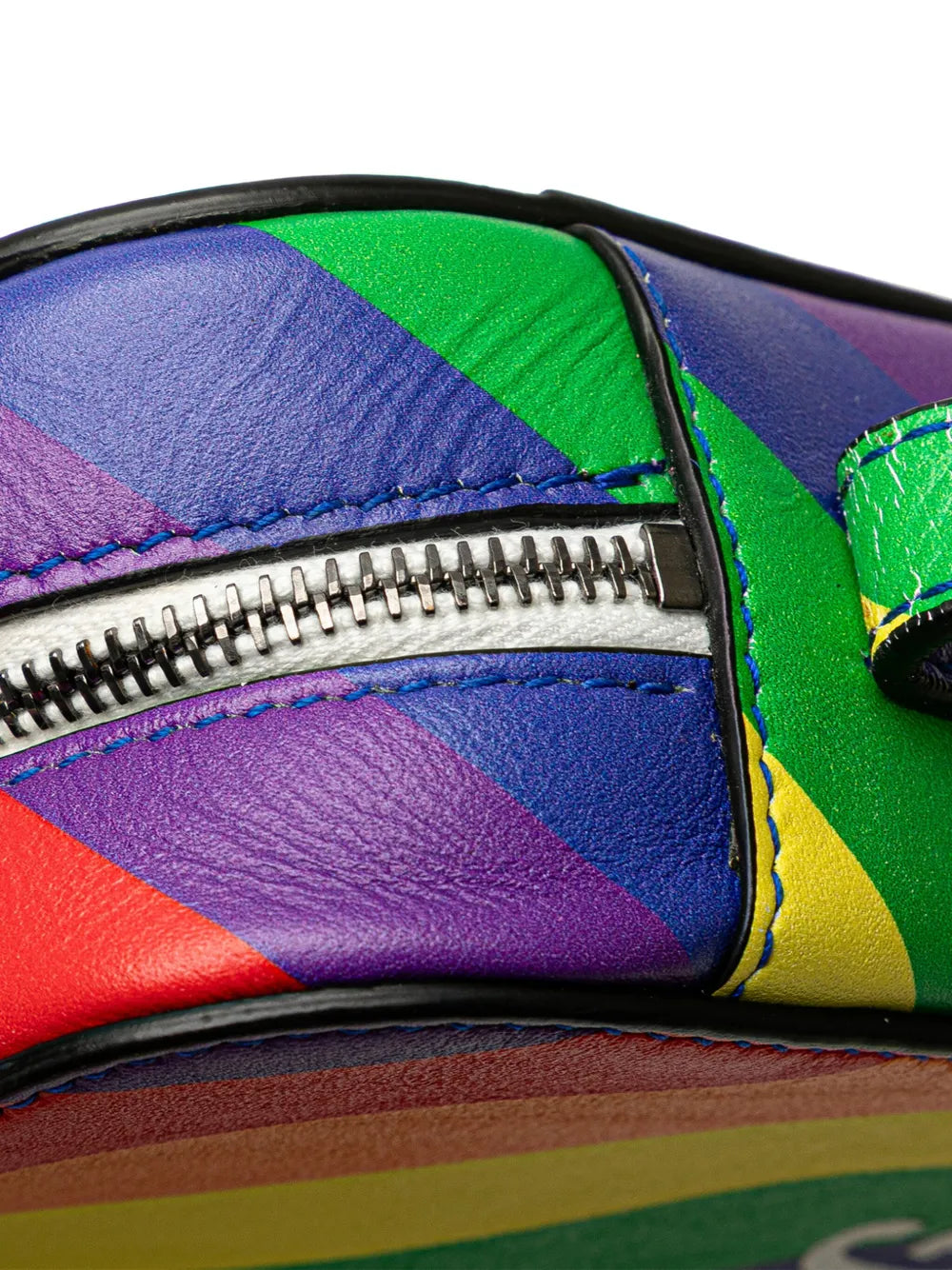 Pre-OwnedBalenciaga Pre-Owned2019 XS Leather Rainbow Logo Ville Camera Bag crossbody bag floriamart.shop