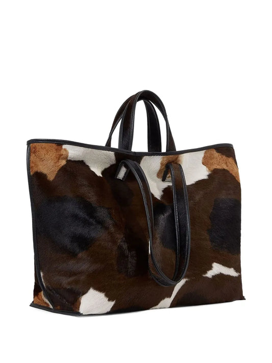 KASSL Editionspony-hair tote bag