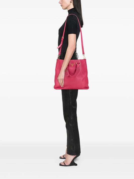 Pre-OwnedPrada Pre-Owned2013-2025 Vitello Daino Open Convertible Tote satchel