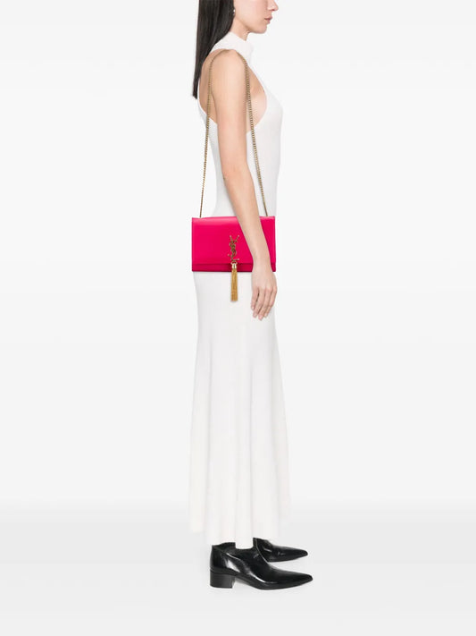 Pre-OwnedSaint Laurent Pre-Owned2014 Medium Smooth Calfskin Classic Monogram Kate Tassel crossbody bag