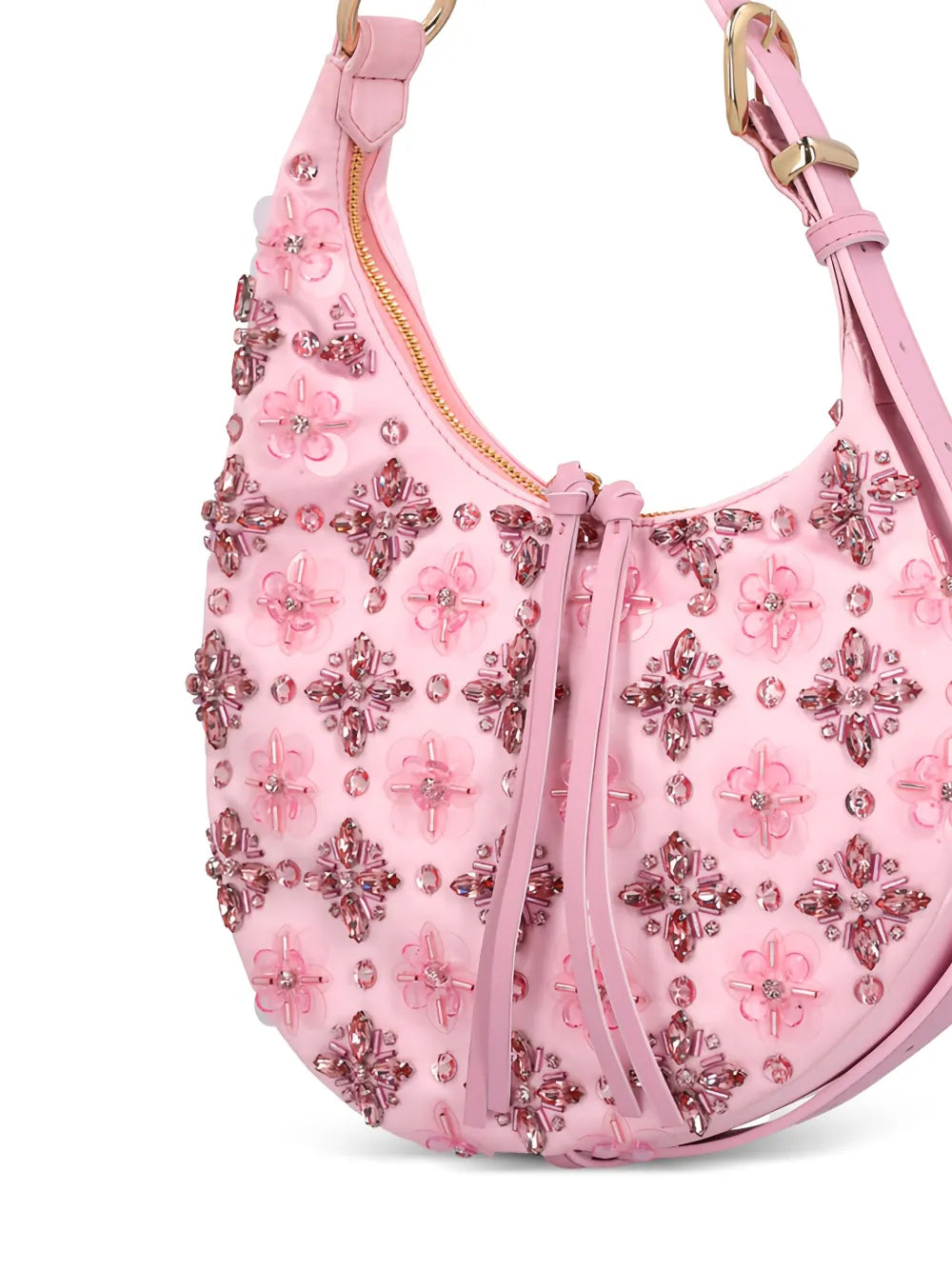 DES PHEMMESfloral-embellished shoulder bag