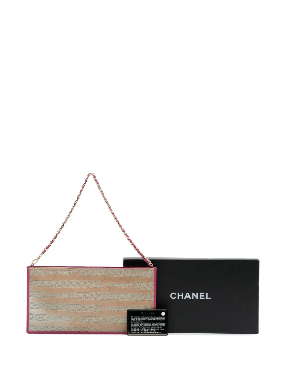 Pre-OwnedCHANEL Pre-Owned2000-2002 Pony Hair Logo Chain Pochette handbag