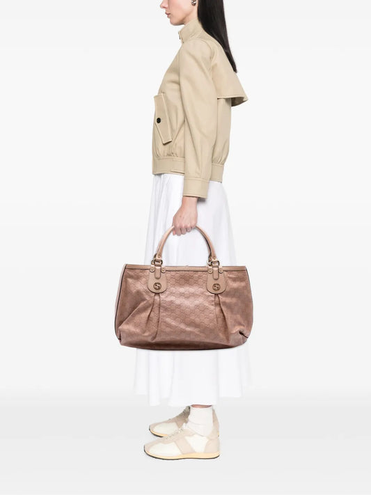 Pre-OwnedGucci Pre-Owned2016-2025 Large Guccissima Scarlett tote bag floriamart.shop