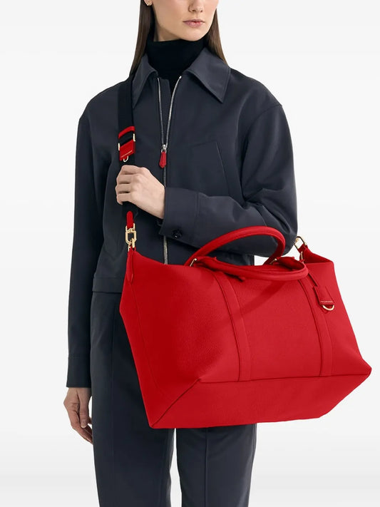 MAISON de SABReekender trapezoid-silhouette leather holdall floriamart.shop