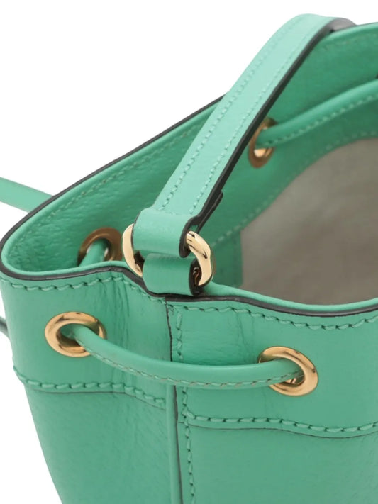 Pre-OwnedGucci Pre-Owned2016-2025 Mini Leather Ophidia bucket bag