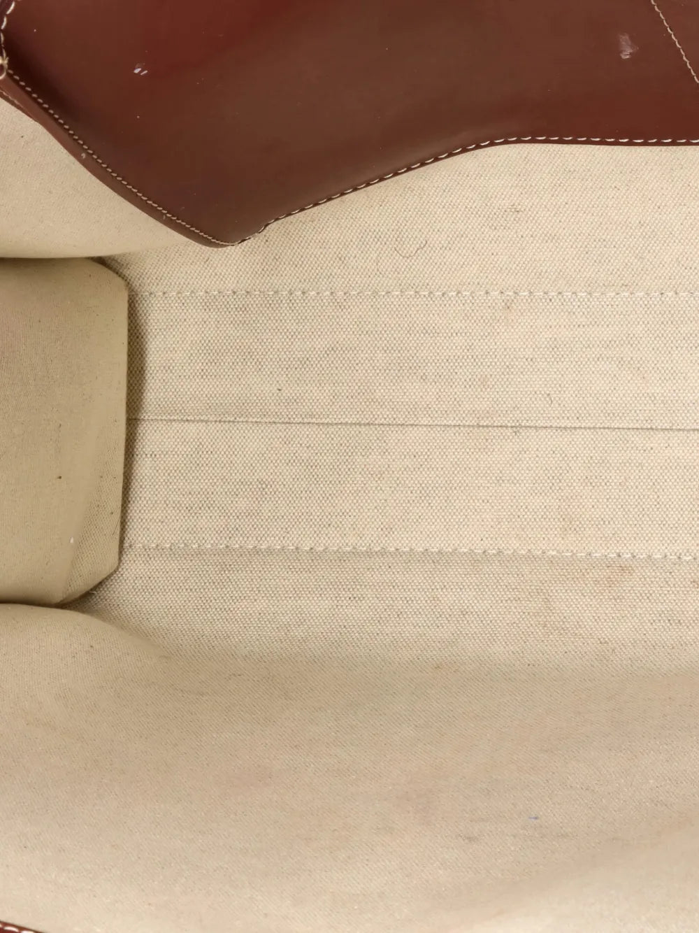 Pre-OwnedBurberry Pre-OwnedLogo Pocket Tote Canvas with Leather Medium crossbody bag