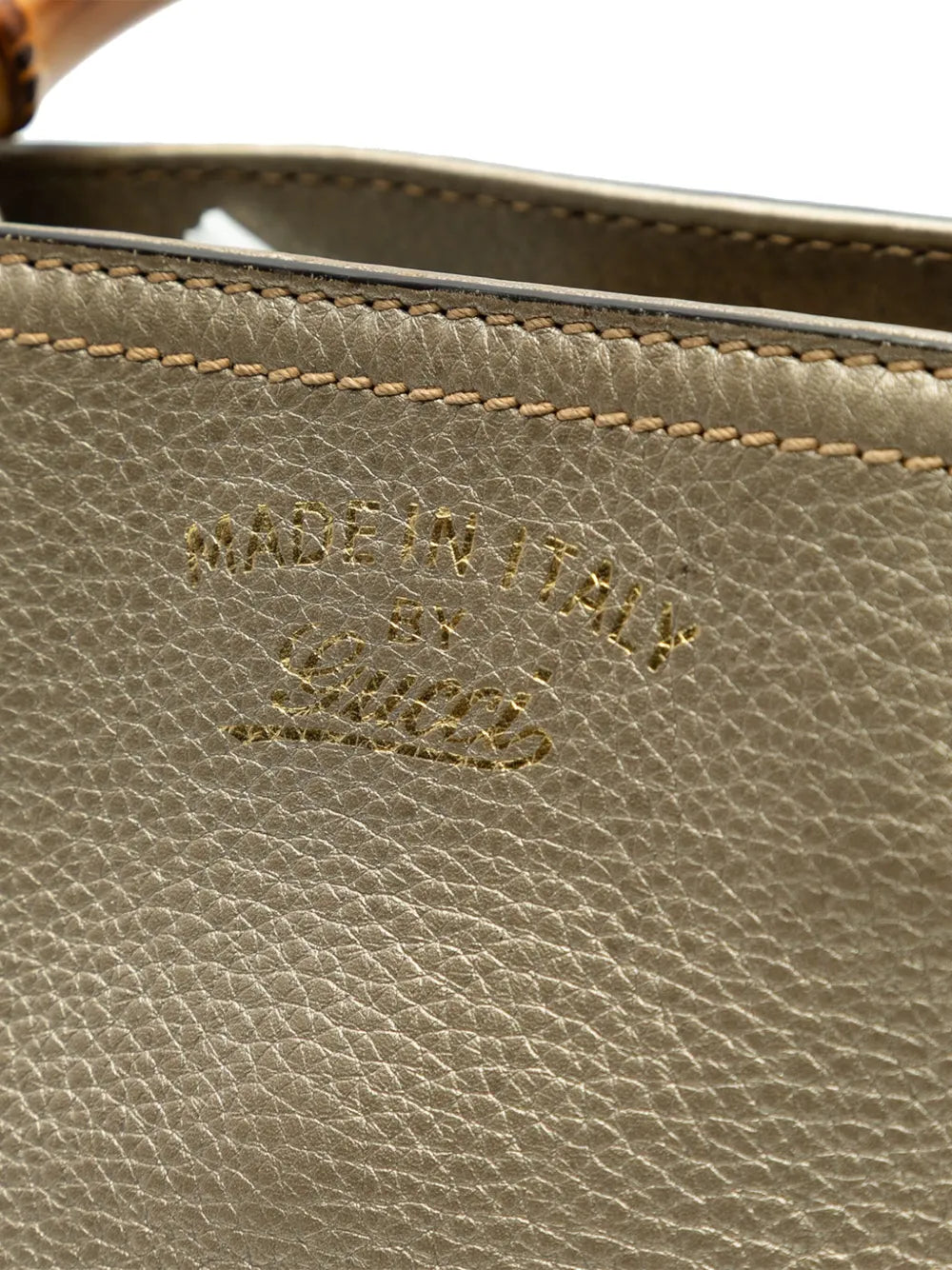 Pre-OwnedGucci Pre-Owned2000-2015 Small Calfskin Bamboo Shopper satchel