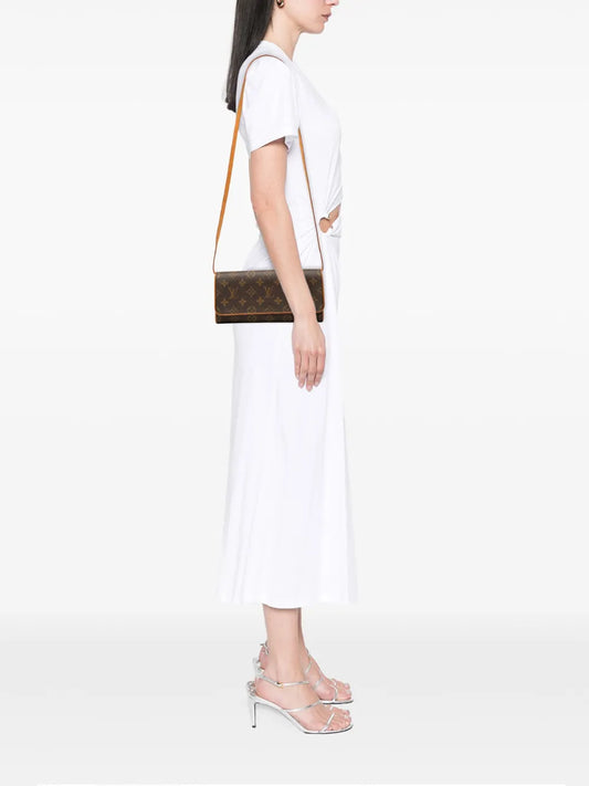 Pre-OwnedLouis Vuitton Pre-Owned2000 Monogram Pochette Twin GM crossbody bag floriamart.shop