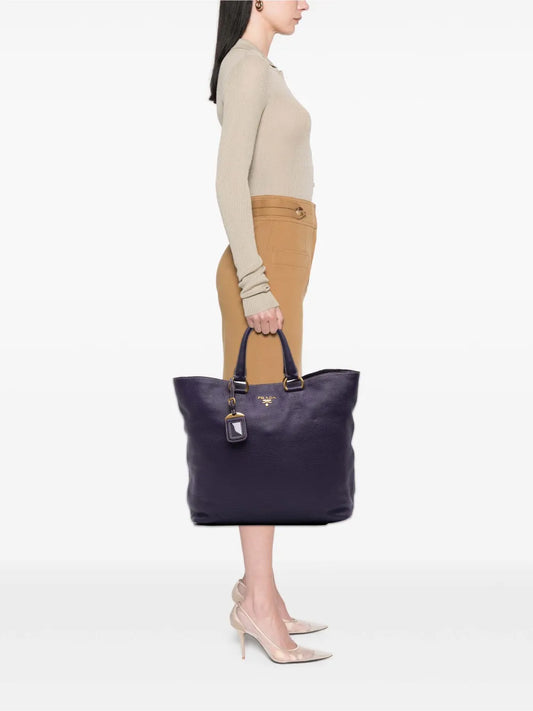 Pre-OwnedPrada Pre-Owned2000-2025 Vitello Daino Open Convertible Tote satchel floriamart.shop