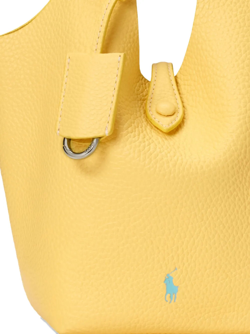 New SeasonPolo Ralph Laurensmall Polo Play leather tote bag