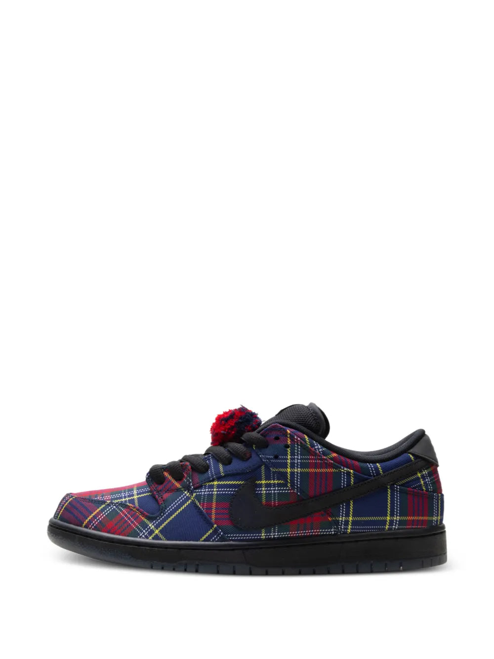Nike Sb Dunk Low Tartan Pompom Low-Top Sneakers floriamart.shop