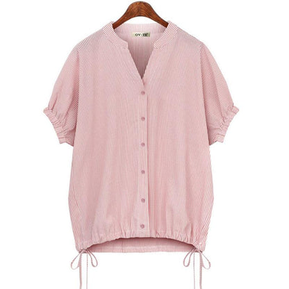 Blouses with loose stripes and raglan sleeves floriamart