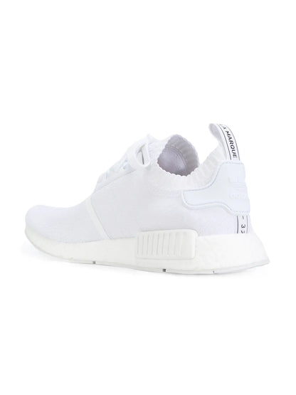 adidas Nmd_R1 Primeknit Triple White Sneakers Floriamart