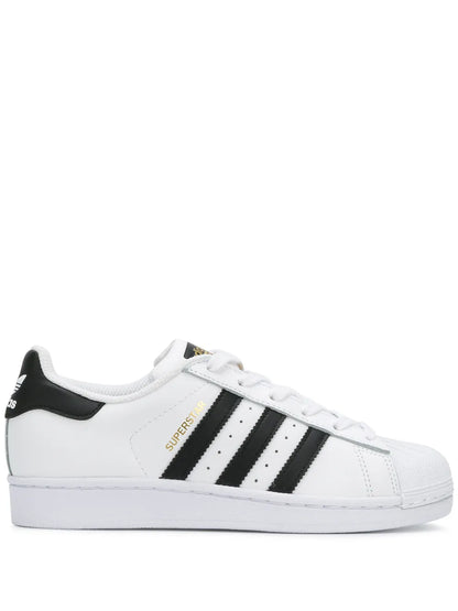 adidas Superstar White/Black/Gold Sneakers Floriamart