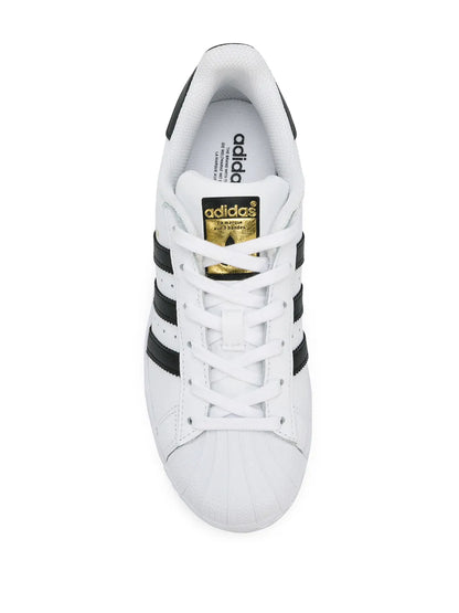 adidas Superstar White/Black/Gold Sneakers Floriamart