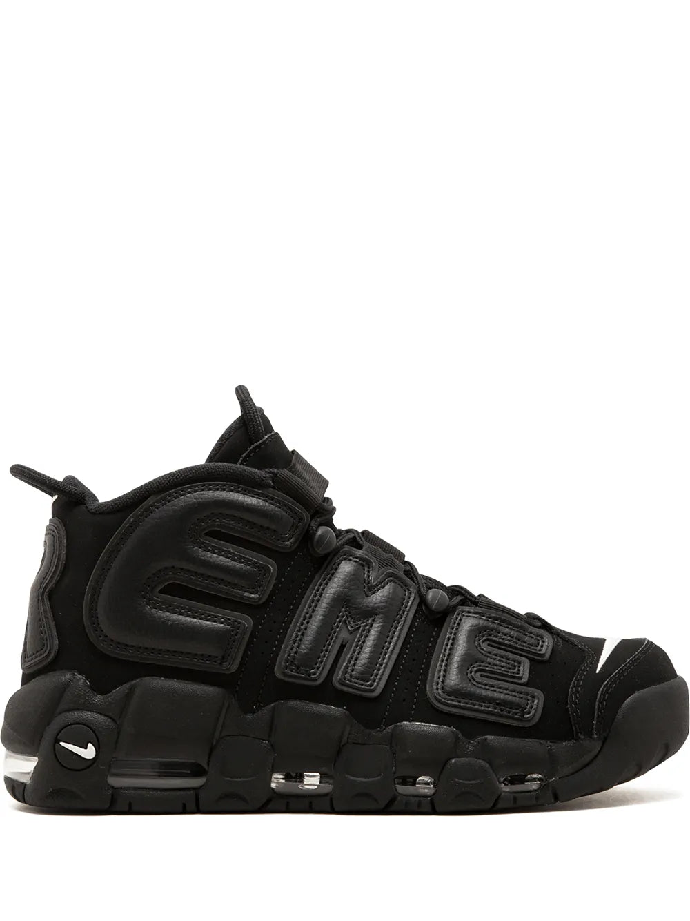 Nike X Supreme Air More Uptempo Suptempo Black Sneakers floriamart.shop