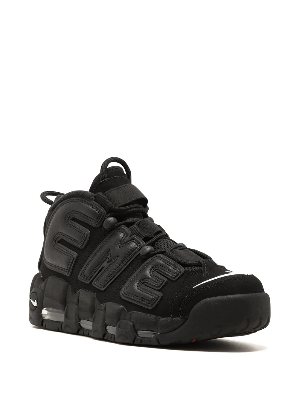 Nike X Supreme Air More Uptempo Suptempo Black Sneakers floriamart.shop
