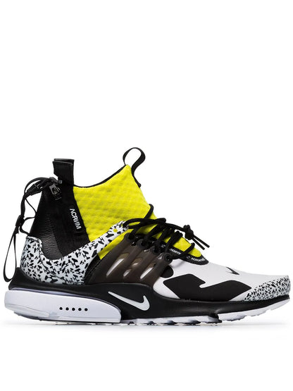 Nike X Acronym Air Presto Mid Dynamic Yellow Sneakers floriamart.shop