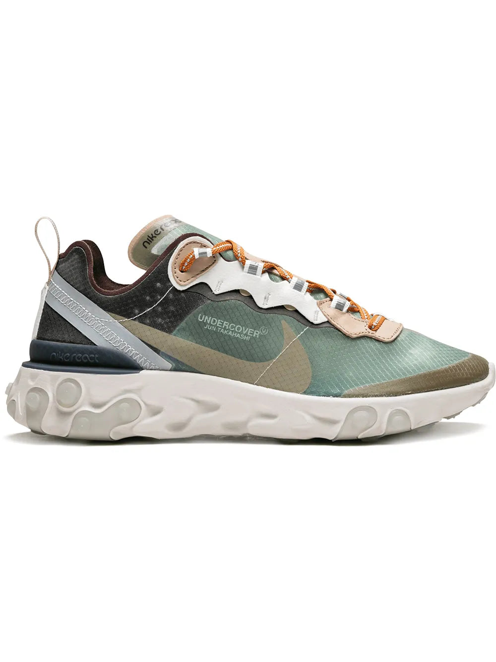Nike X Undercover React Element 87 Green Mist Sneakers floriamart.shop