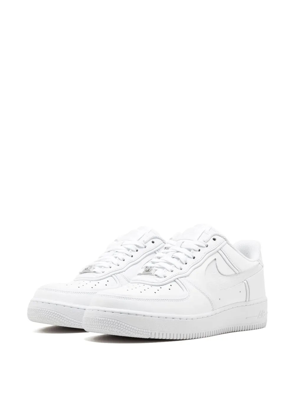 Nike X John Elliott Air Force 1 Triple White Sneakers floriamart.shop