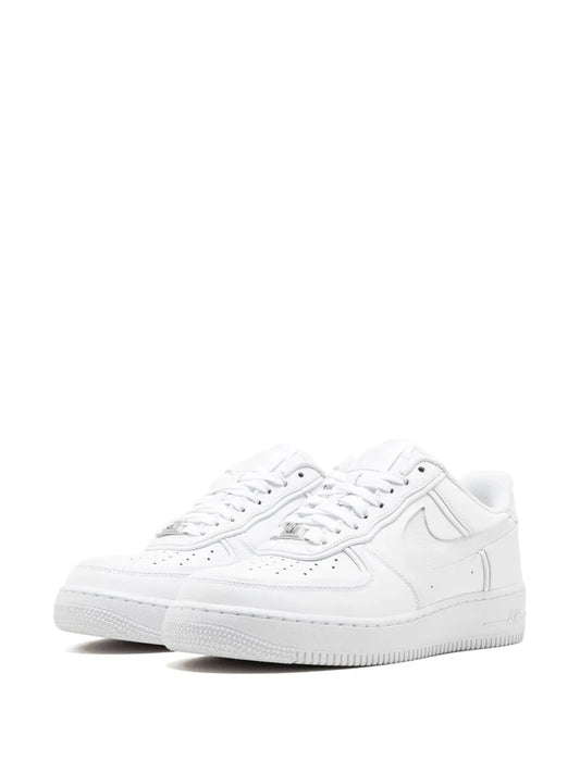Nike X John Elliott Air Force 1 Triple White Sneakers floriamart.shop