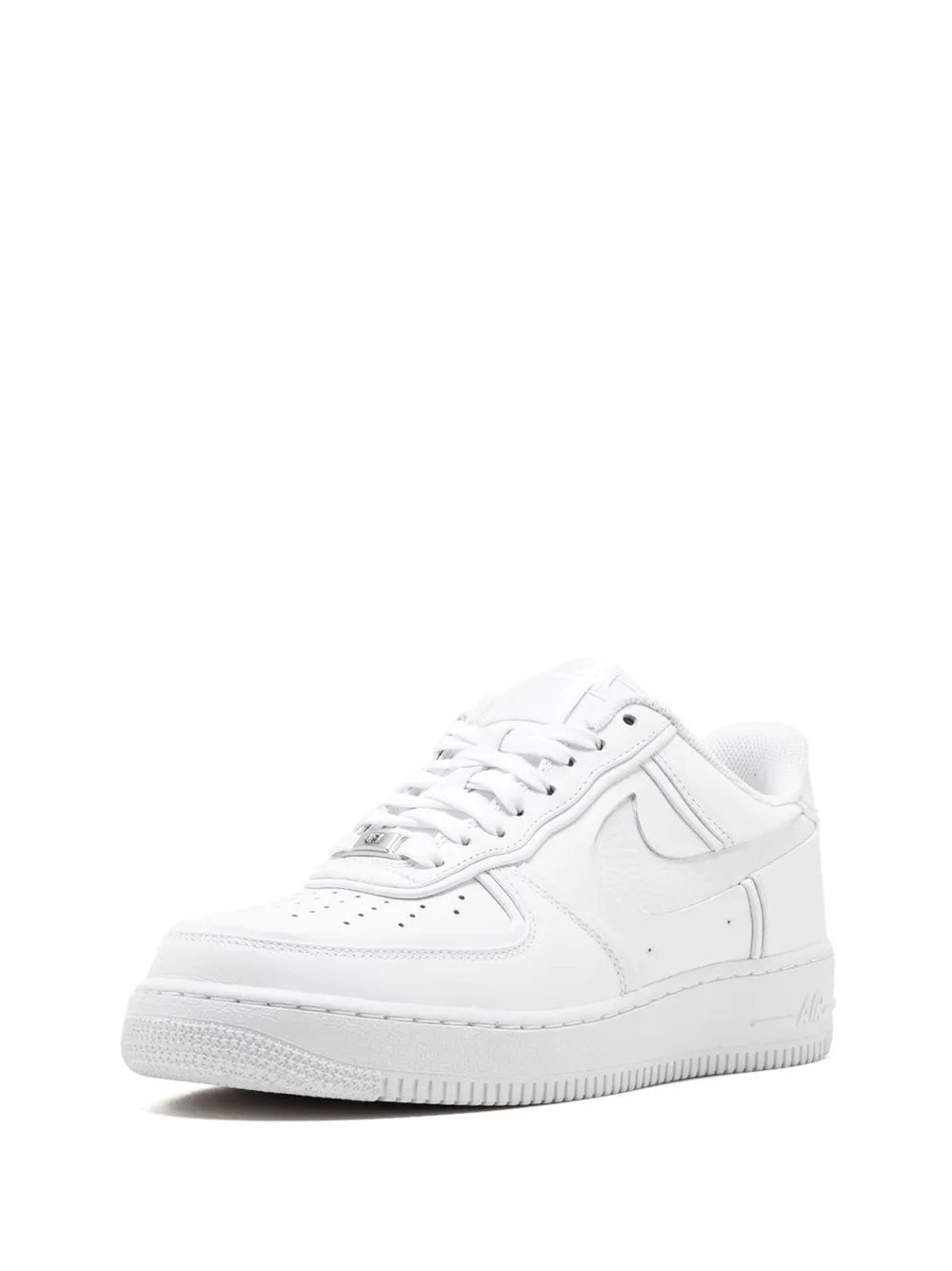 Nike X John Elliott Air Force 1 Triple White Sneakers floriamart.shop