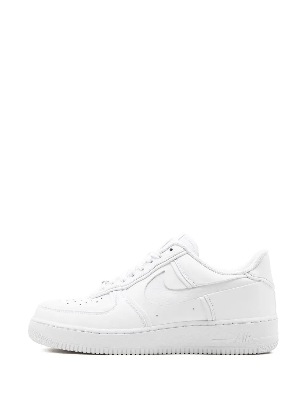 Nike X John Elliott Air Force 1 Triple White Sneakers floriamart.shop