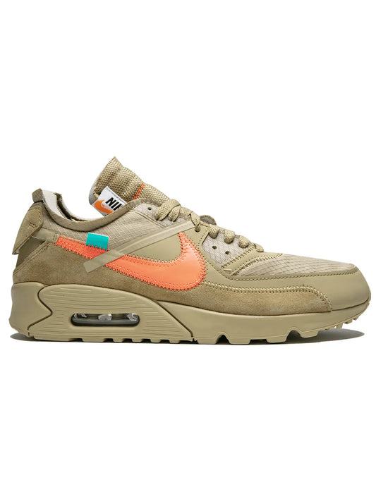 Nike X Off-White The 10: Air Max 90 Off-White/Desert Ore Sneakers floriamart.shop