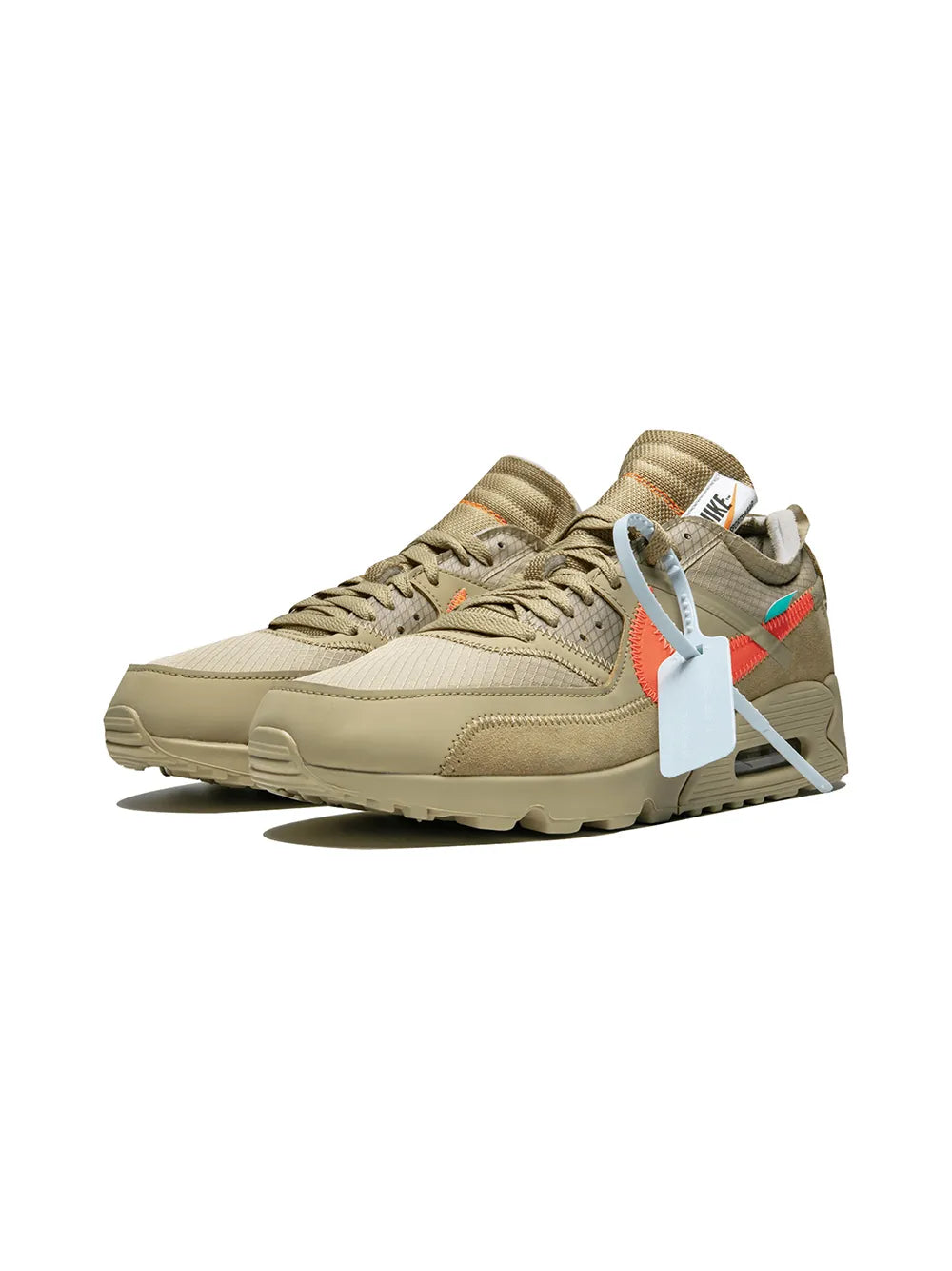 Nike X Off-White The 10: Air Max 90 Off-White/Desert Ore Sneakers floriamart.shop