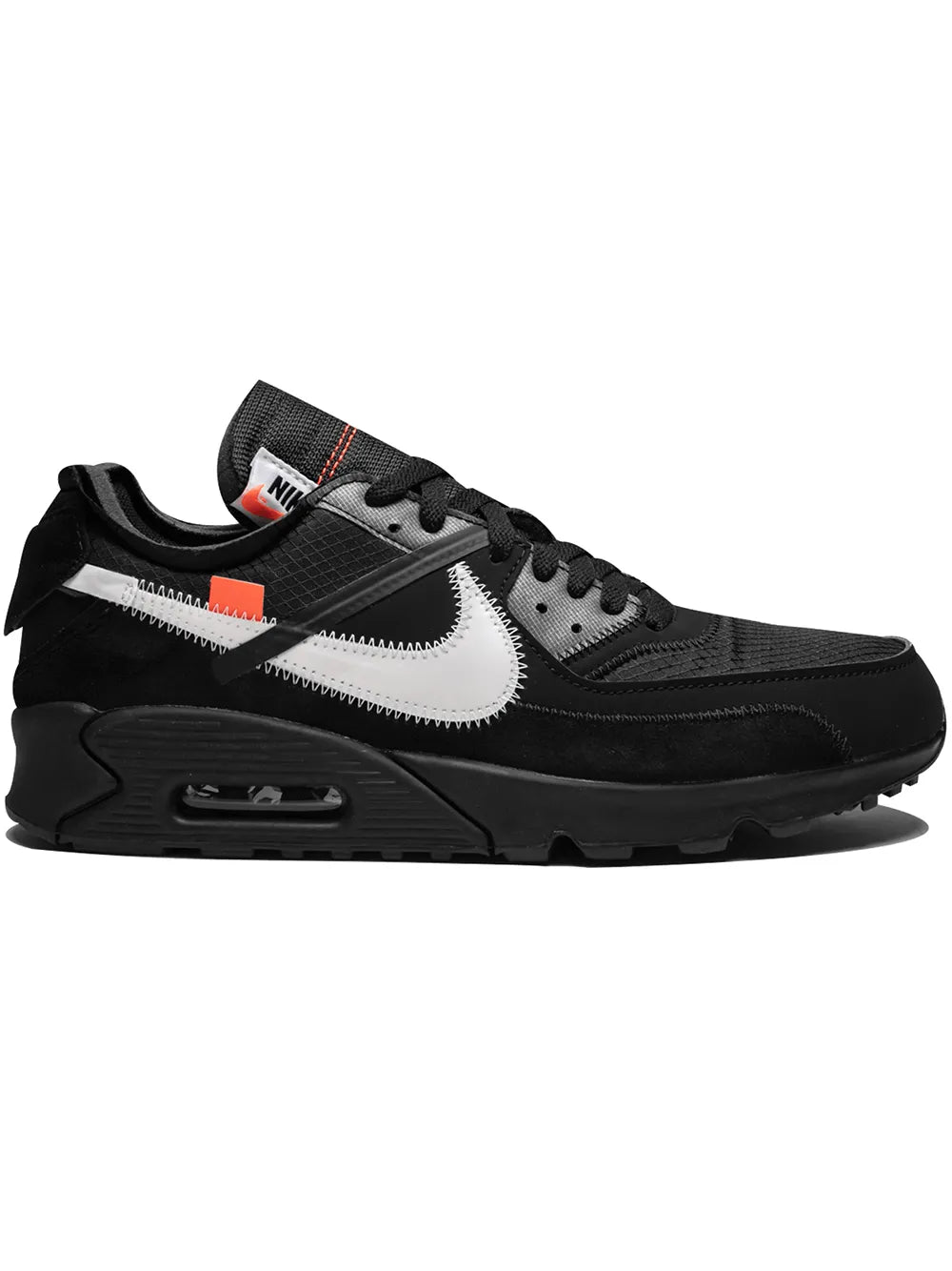 Nike X Off-White The 10: Air Max 90 Black Sneakers floriamart.shop