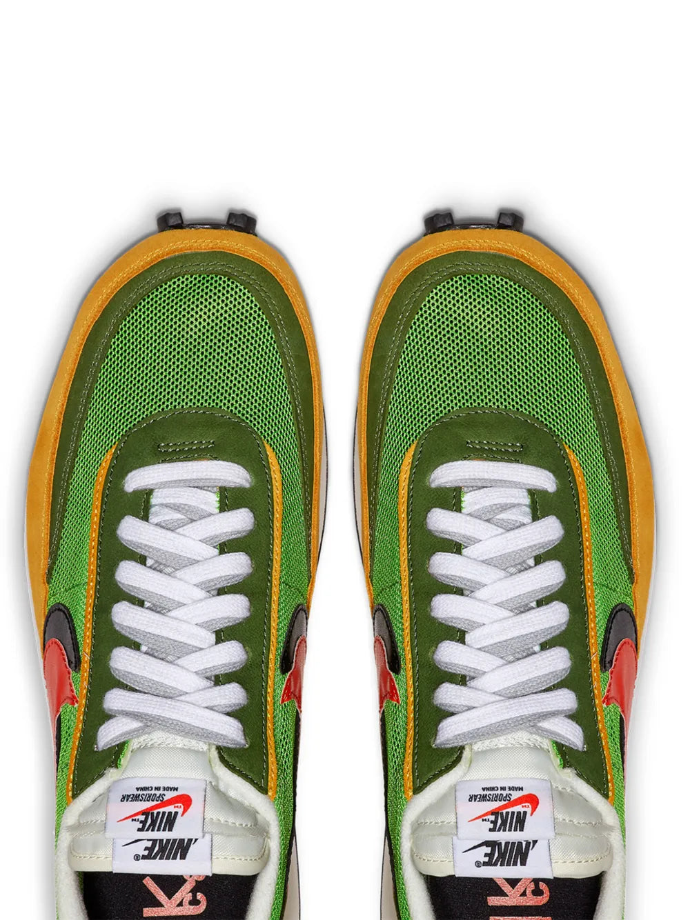 Nike X Sacai Ldwaffle Green Gusto Sneakers floriamart.shop