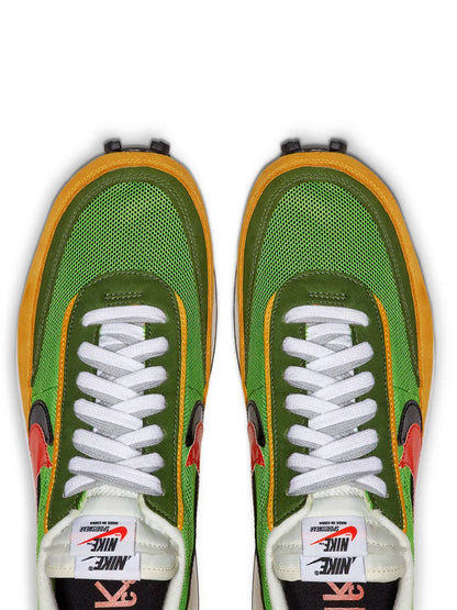 Nike X Sacai Ldwaffle Green Gusto Sneakers floriamart.shop