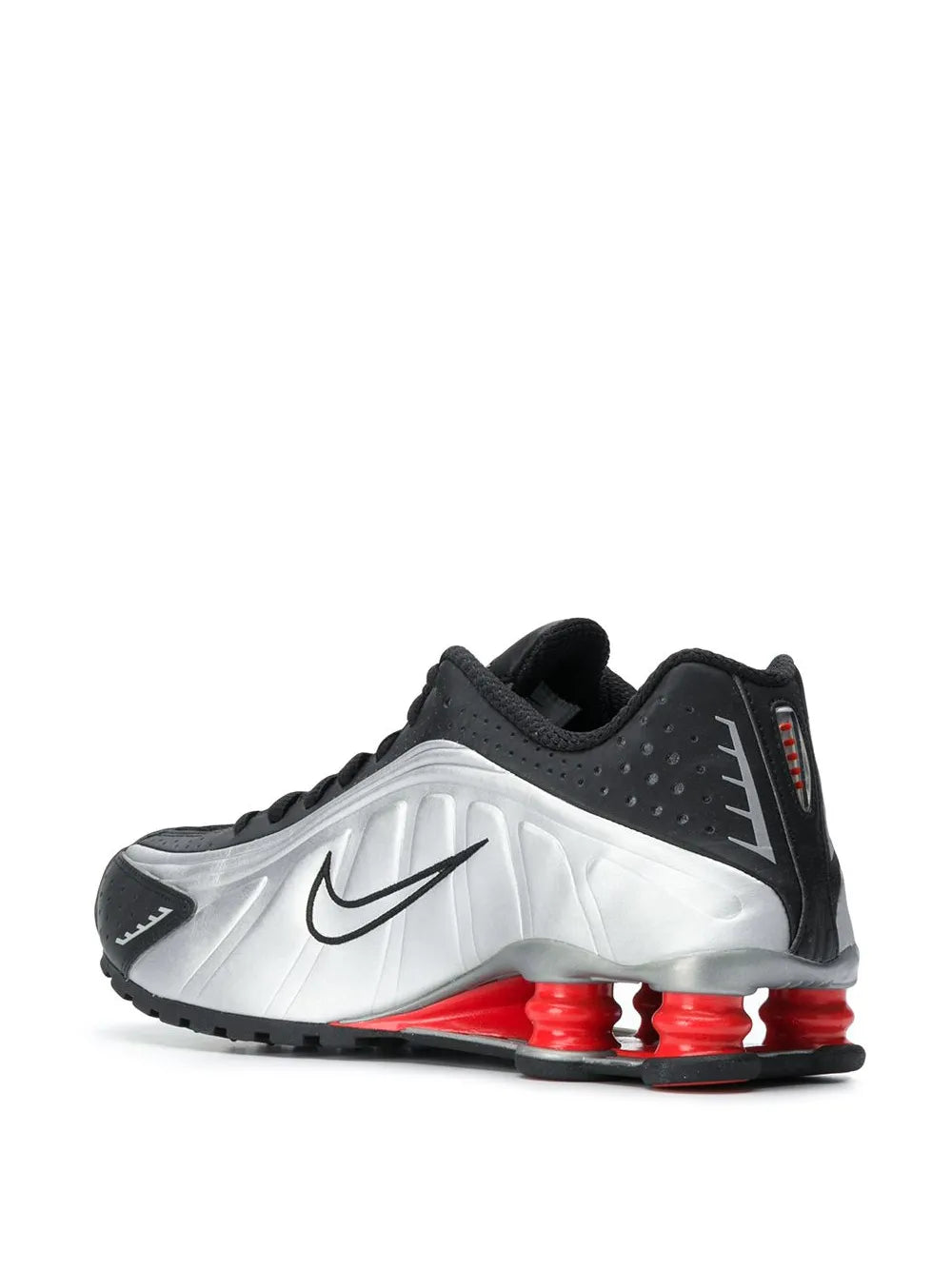 Nike Shox R4 Black/Metallic Silver Sneakers floriamart.shop