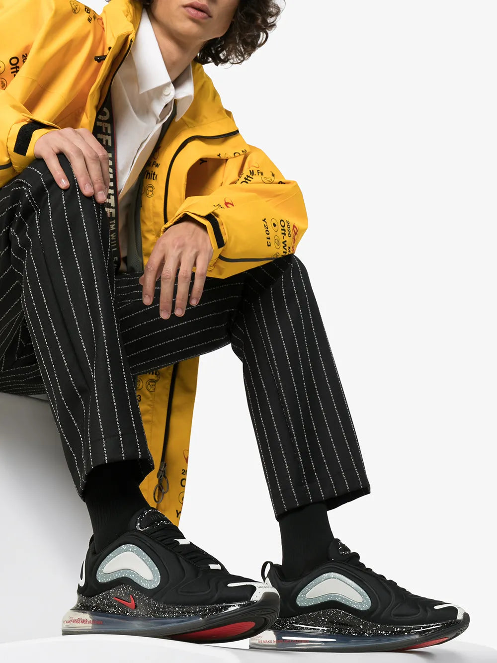 Nike X Undercover Air Max 720 Black Sneakers floriamart.shop