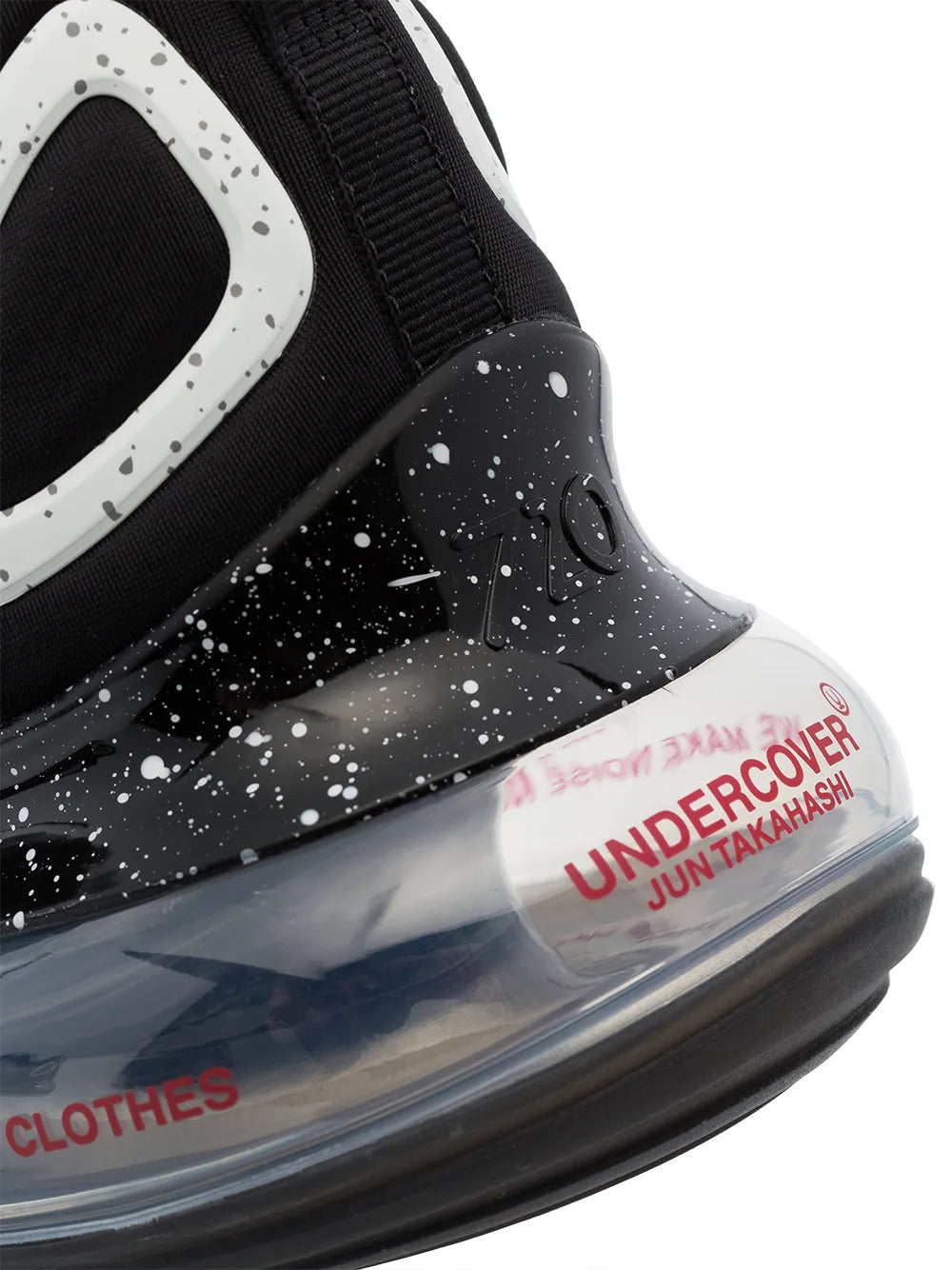 Nike X Undercover Air Max 720 Black Sneakers floriamart.shop