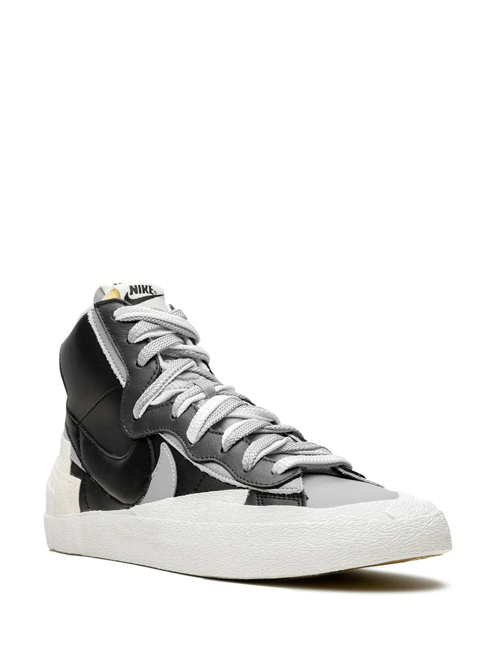 Nike X Sacai Blazer Mid Black/Grey Sneakers floriamart.shop