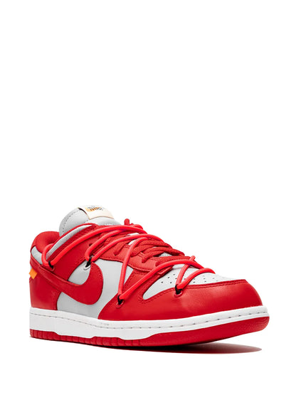Nike X Off-White Dunk Low University Red Sneakers floriamart.shop