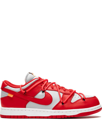 Nike X Off-White Dunk Low University Red Sneakers floriamart.shop