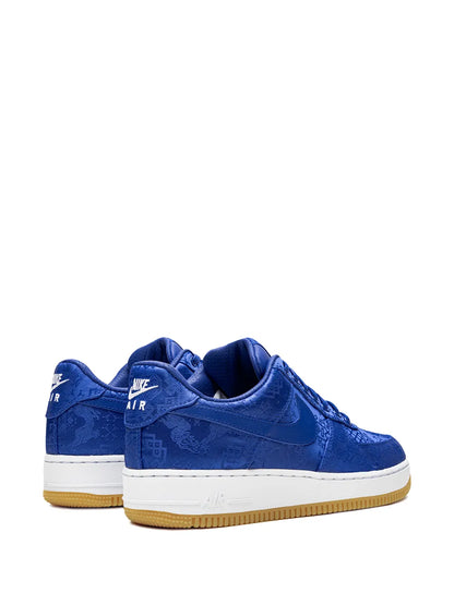 Nike X Clot Air Force 1 Prm Blue Silk Sneakers floriamart.shop