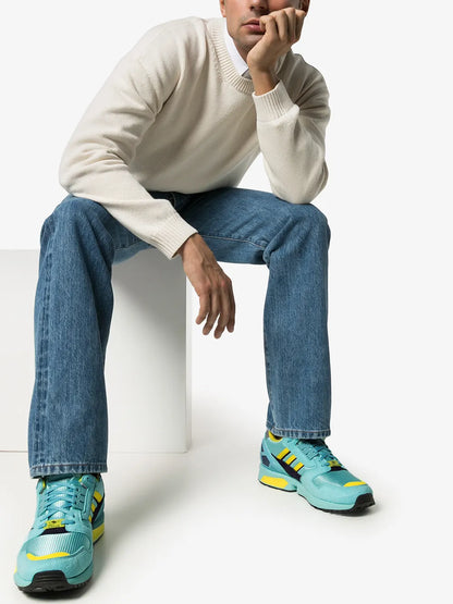 adidas Zx 8000 Two-Tone Suede Sneakers