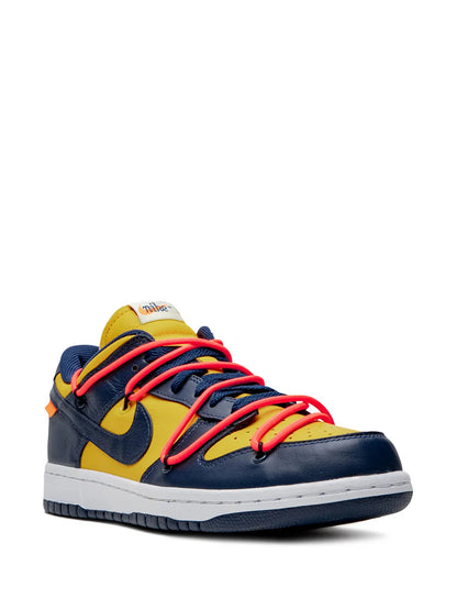 Nike X Off-White Dunk Low University Gold Sneakers floriamart.shop