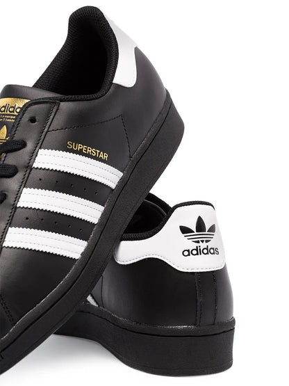 adidas Superstar Black/White Low-Top Sneakers Floriamart
