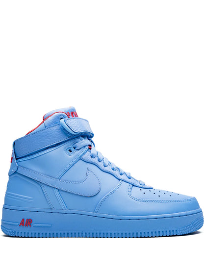 Nike X Just Don Air Force 1 Varsity Blue High-Top Sneakers floriamart.shop