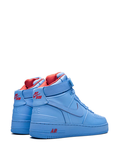 Nike X Just Don Air Force 1 Varsity Blue High-Top Sneakers floriamart.shop