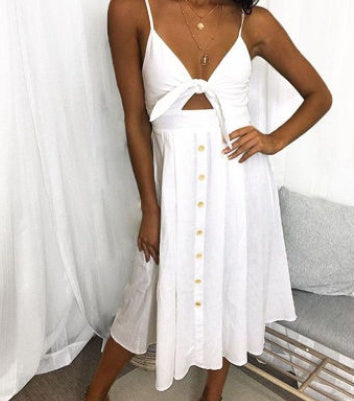 Women Summer Dresses Sleeveless Backless Strap Long Close-fitting Sheath Female Party Evening Dresses Vestidos floriamart