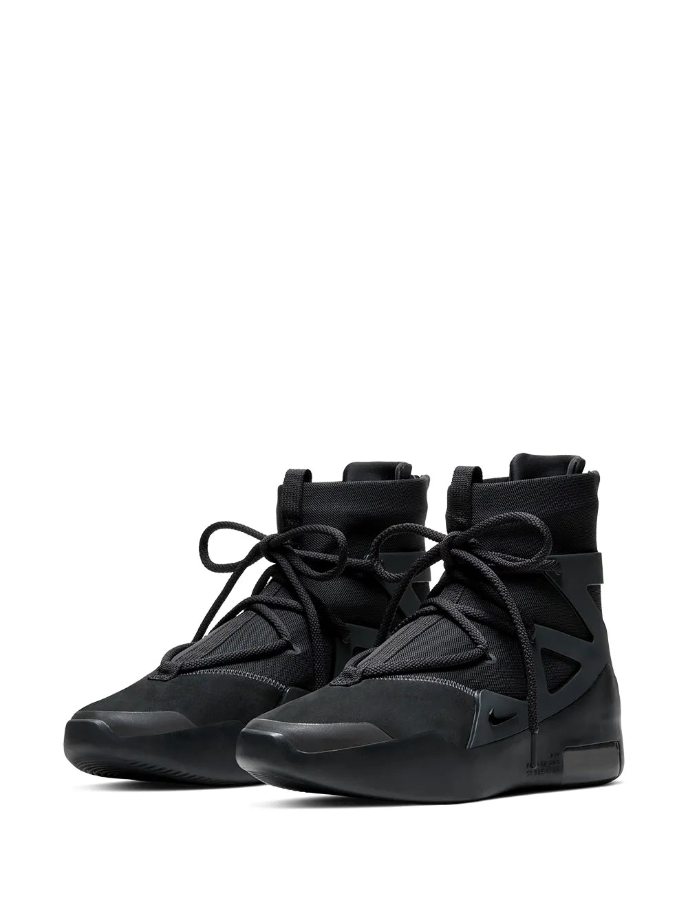 Nike X Fear Of God Air 1 Triple Black Sneakers floriamart.shop