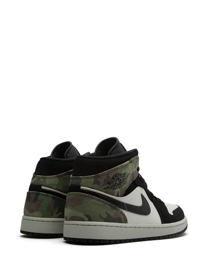Air Jordan 1 Mid Camo Sneakers