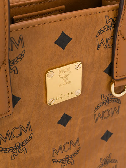 MCMmonogram print tote bag