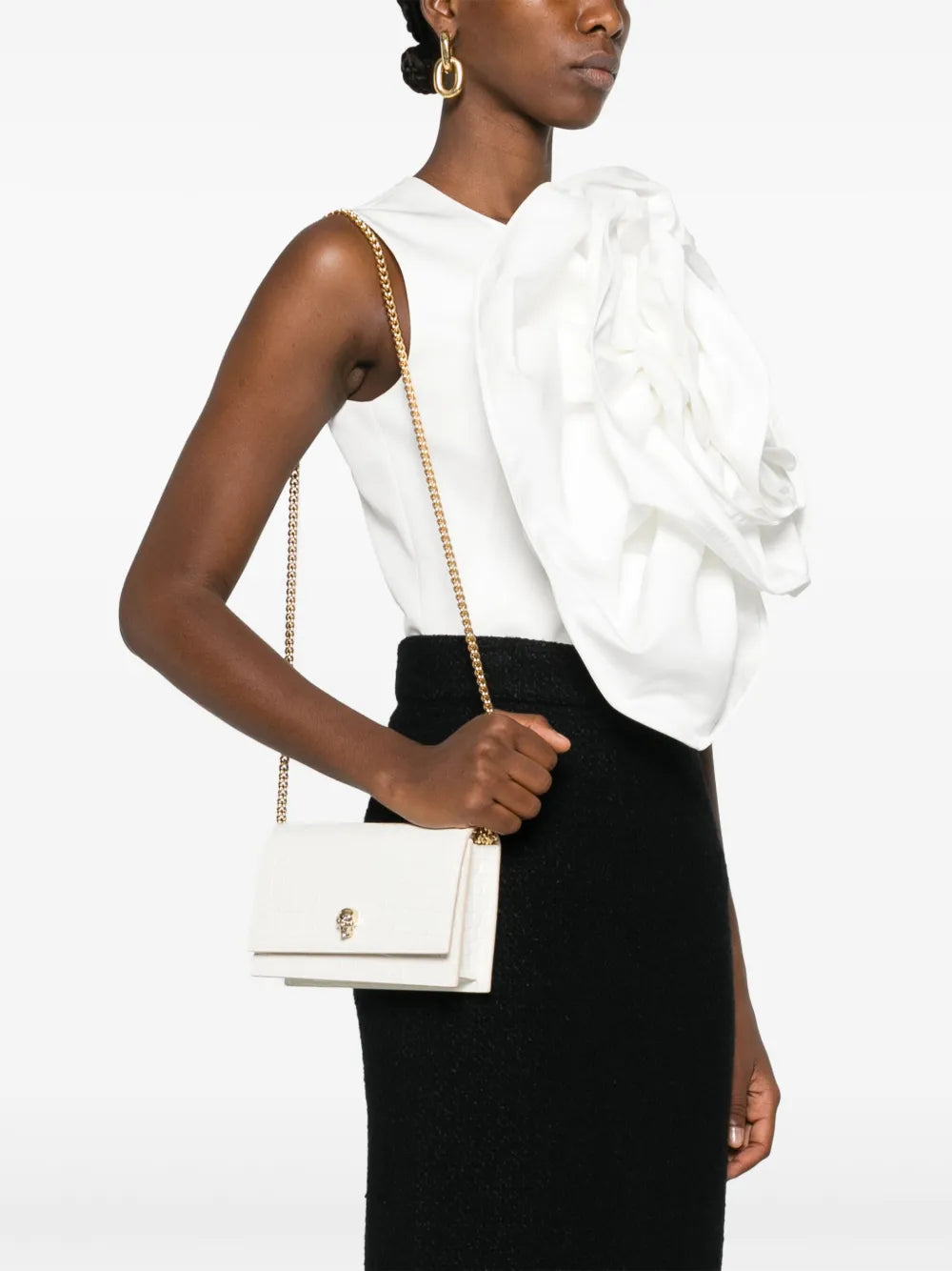 Alexander McQueensmall Skull cross body bag