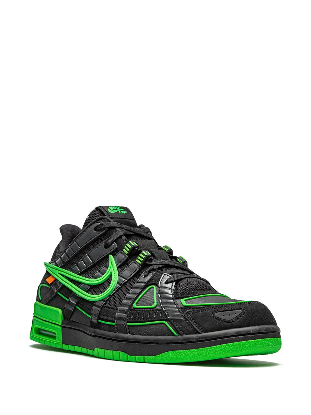 Nike X Off-White Air Rubber Dunk Green Strike Sneakers floriamart.shop